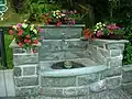 Brunnen in der Nähe des ehemaligen Gemeindezentrums