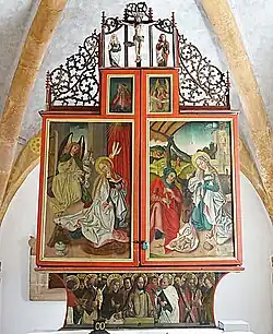 Schnitzaltar Werktagsseite