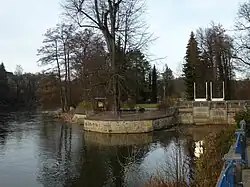 Oberwerder mit Schleuse