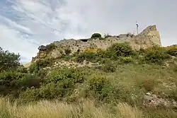 Burgruine oberhalb der Stadt