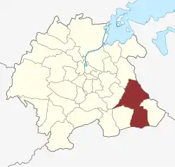 Lage des Fraugde Sogn in der Odense Kommune