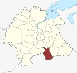 Lage des Højby Sogn in der Odense Kommune