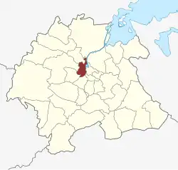 Lage des Hans Tausens Sogn in der Odense Kommune