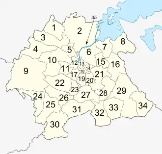 Kirchspiele der Kommune