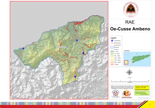 Übersichtskarte Manufahi