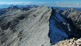 Die Ödkarspitzen von der Birkkarspitze