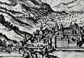 Weyerburg über Innsbruck, 1575 (Blick innabwärts nach Hall)