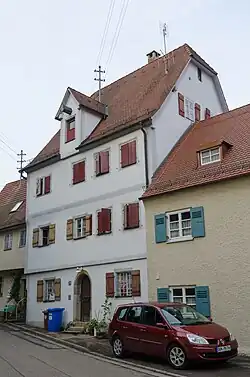 Aufzugsgiebel Mesnerhaus Oettingen
