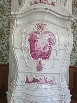 Ofen, 1776/77 (Detail), im Wildt'schen Haus, Basel