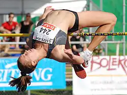 Oksana Okunjewa Geteilter Rang neun mit 1,89&nbsp;m