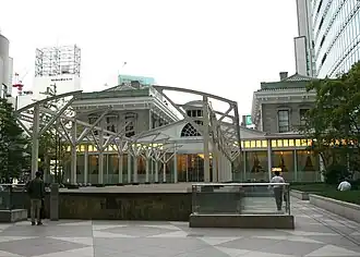 Nachbau des Empfangsgebäudes (2007)