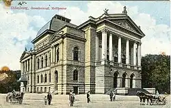 Hoftheater in Oldenburg, Ansichtskarte um 1914