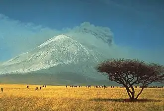 Während der Eruption von 1966