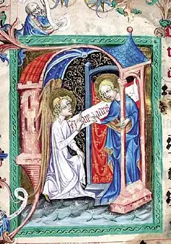 Eine Seite aus dem Oleśnicki-Antiphonar