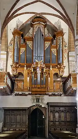 Orgel der St. Andreas Pfarrkirche in Olkusz