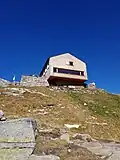 Olperer Hütte von unten