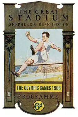 Programmheft der Olympischen Spiele 1908
