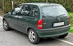 Opel Corsa Fünftürer (1997–2000)