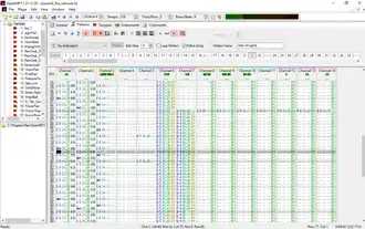 Bildschirmfoto von OpenMPT 1.31.12.00 unter Windows 10