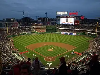Der Nationals Park am Eröffnungstag