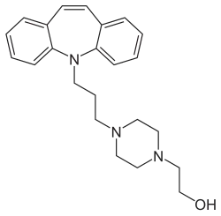 Struktur von Opipramol