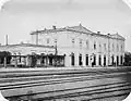 Das alte Bahnhofsgebäude von 1860