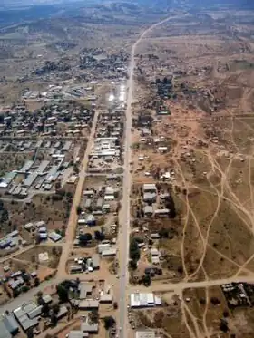 Luftaufnahme von Opuwo