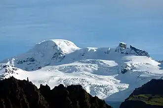 Das Öræfajökull-Massiv, vom Skaftafell gesehen