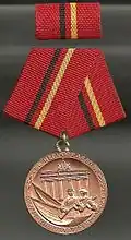 Verdienstmedaille der Kampfgruppen in Bronze