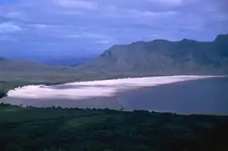 1970: Lake Pedder vor dem Staudamm-Bau