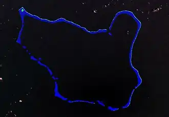 NASA-Satellitenbild von Oroluk