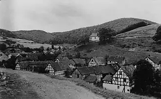 Ortsansicht Oberheckenbach vor 1939