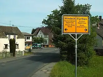 Länderübergreifend: Windeck Gemeindeteil Opperzau Rhein-Sieg-Kreis (NRW) und Fürthen Ortsteil Oppertsau Kreis Altenkirchen (RLP)