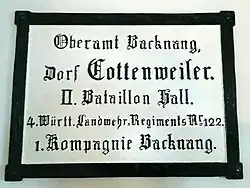Dorf Cottenweiler