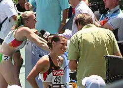 Verena Sailer (Nr.&nbsp;49) scheiterte als Siebte ihres Rennens im&nbsp;Viertelfinale