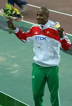 Weltmeister Nelson Évora feierte seinen ersten großen internationalen&nbsp;Erfolg