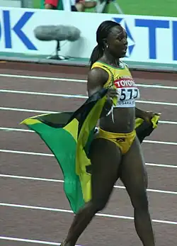 Bronzemedaillengewinnerin Veronica Campbell-Brown