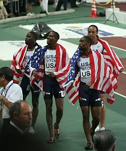 Rang acht für Darvis&nbsp;Patton (Zweiter von&nbsp;links)