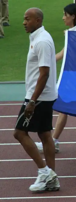 Wieder Silber wie schon bei den Weltmeisterschaften 1991/1995 und bei Olympia 1992/1996 (hier auch über 100 Meter) errang der Weltmeister von 1993 Frank Fredericks