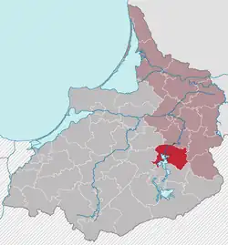 Lage des Kreises in Ostpreußen