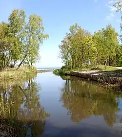 Mündung der Czarna Woda