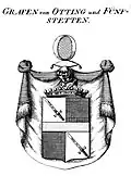 Wappen der Grafen von Otting und Fünfstetten