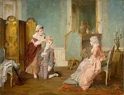 Vorbereitungen für den Maskenball