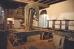 Landwirtschaftliche Werkzeuge im Gewerbemuseum