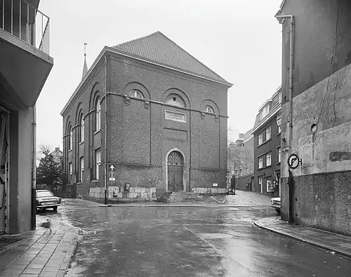 St. Paulus von 1833 – Ostansicht aus der Akerstraat