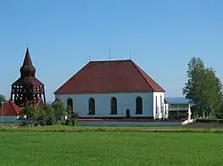 Alte Kirche (Ovikens gamla kyrka) aus dem 16.&nbsp;Jahrhundert