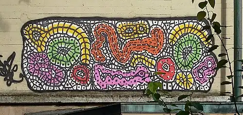 Wandgemälde von OZ in Hamburg