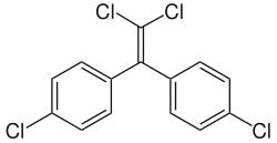 Struktur von Dichlordiphenyldichlorethen