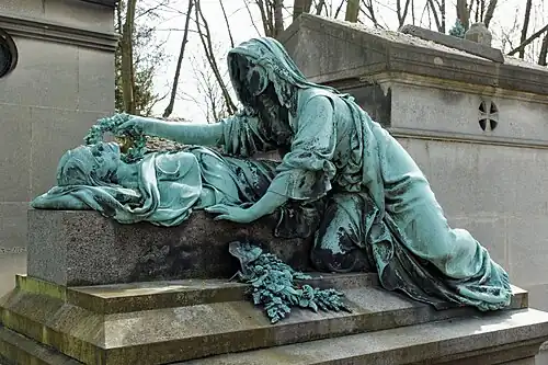 Grabmal der Madame Moris (1877), Paris, Cimetière du Père-Lachaise.