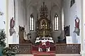 Chor und Hauptaltar (Pfarrkirche Pörnbach)
